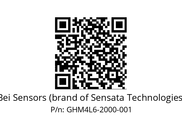  GHM4_L6//5G59//02000//G3R050// Bei Sensors (brand of Sensata Technologies) GHM4L6-2000-001