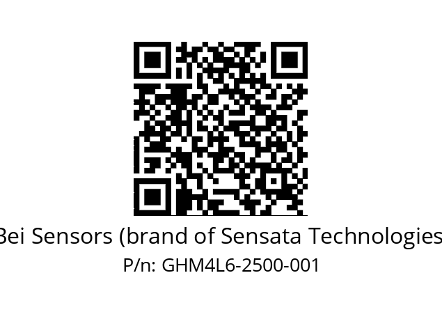  GHM4_L6//2G29//02500//G3A005// Bei Sensors (brand of Sensata Technologies) GHM4L6-2500-001