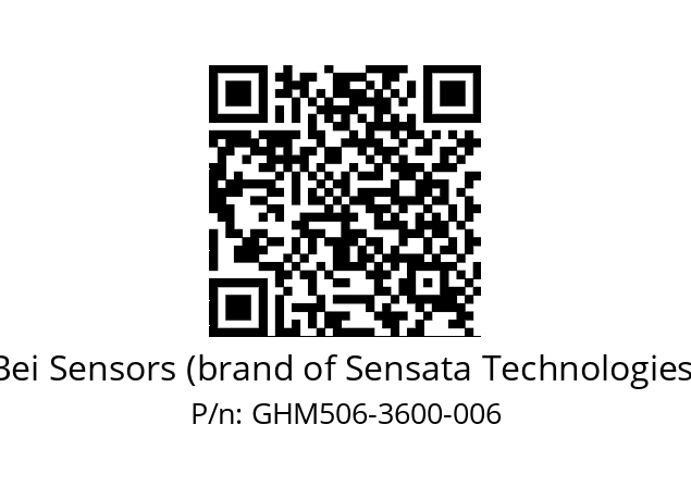   Bei Sensors (brand of Sensata Technologies) GHM506-3600-006