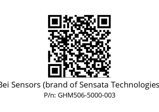   Bei Sensors (brand of Sensata Technologies) GHM506-5000-003