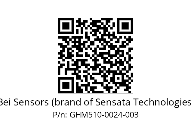   Bei Sensors (brand of Sensata Technologies) GHM510-0024-003