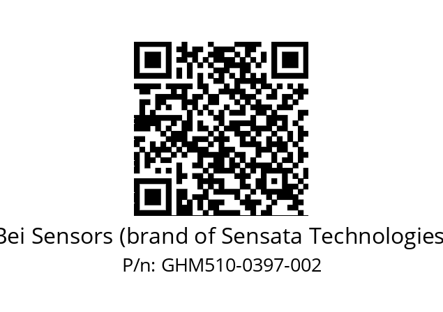   Bei Sensors (brand of Sensata Technologies) GHM510-0397-002