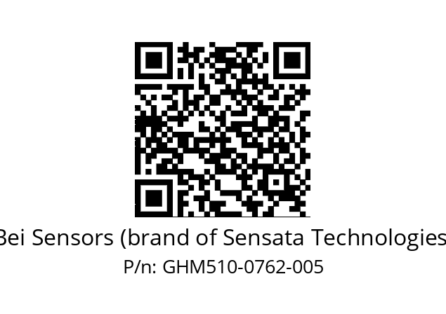   Bei Sensors (brand of Sensata Technologies) GHM510-0762-005