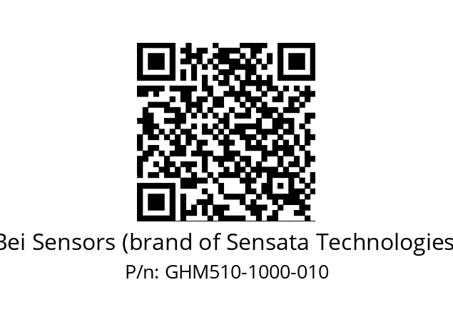   Bei Sensors (brand of Sensata Technologies) GHM510-1000-010