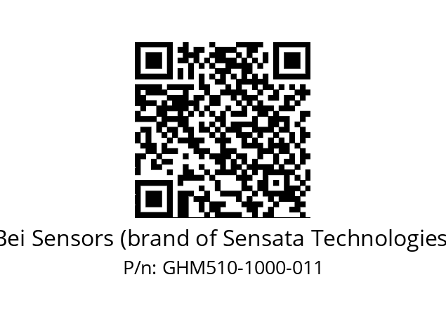   Bei Sensors (brand of Sensata Technologies) GHM510-1000-011