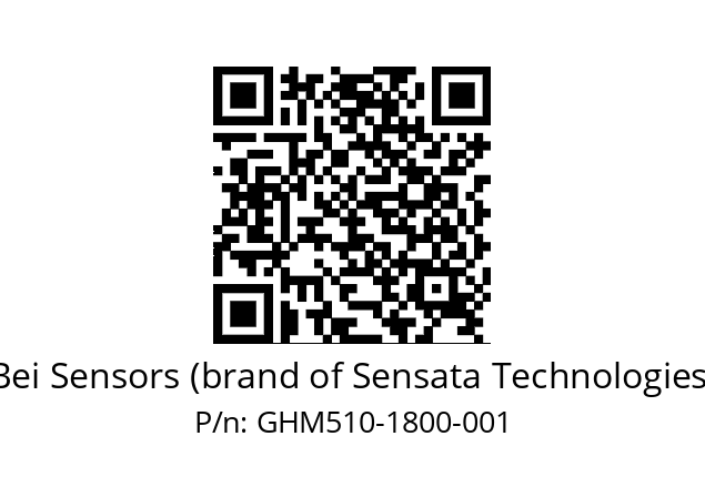   Bei Sensors (brand of Sensata Technologies) GHM510-1800-001