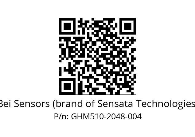   Bei Sensors (brand of Sensata Technologies) GHM510-2048-004