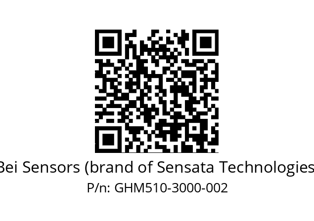   Bei Sensors (brand of Sensata Technologies) GHM510-3000-002