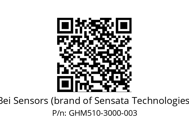   Bei Sensors (brand of Sensata Technologies) GHM510-3000-003