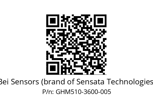   Bei Sensors (brand of Sensata Technologies) GHM510-3600-005