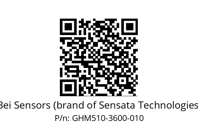   Bei Sensors (brand of Sensata Technologies) GHM510-3600-010