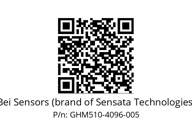   Bei Sensors (brand of Sensata Technologies) GHM510-4096-005