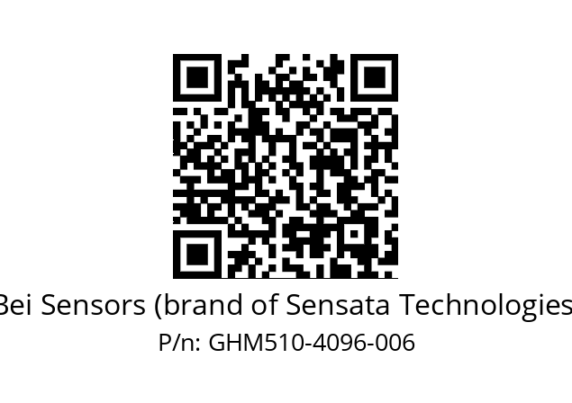   Bei Sensors (brand of Sensata Technologies) GHM510-4096-006