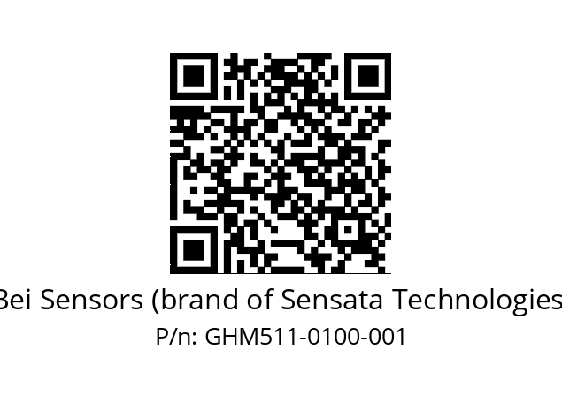  GHM5_11//5G59//00100//G3R020//--30-- Bei Sensors (brand of Sensata Technologies) GHM511-0100-001