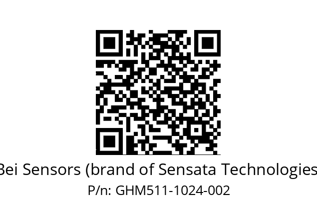  GHM5_11//2G29//01024//G6R//--30-- Bei Sensors (brand of Sensata Technologies) GHM511-1024-002