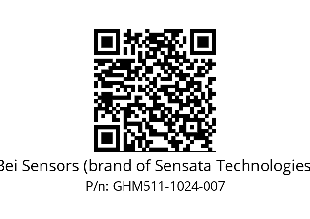  GHM5_11//5G59//01024//G6R// Bei Sensors (brand of Sensata Technologies) GHM511-1024-007