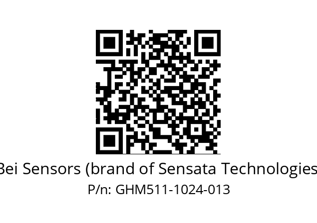  GHM5_11//3G37//01024//G6R//--30-- Bei Sensors (brand of Sensata Technologies) GHM511-1024-013