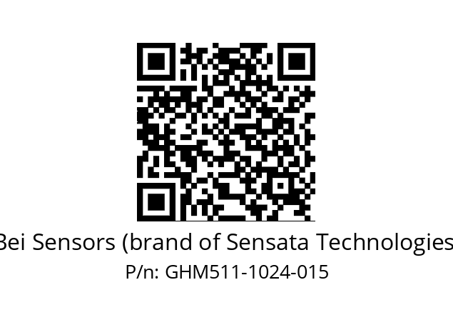  GHM5_11//PG59//01024//G3R020//C030-- Bei Sensors (brand of Sensata Technologies) GHM511-1024-015