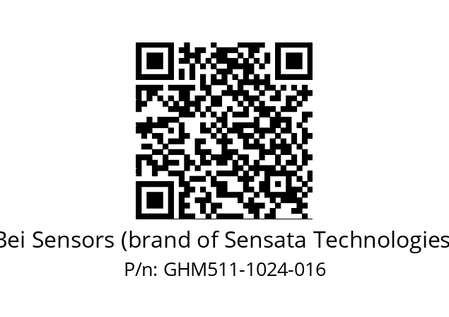  GHM5_11//PG59//01024//G3R020//--30-- Bei Sensors (brand of Sensata Technologies) GHM511-1024-016