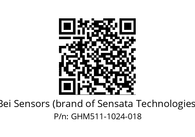  GHM5_11//PG59//01024//G8R//--30-- Bei Sensors (brand of Sensata Technologies) GHM511-1024-018