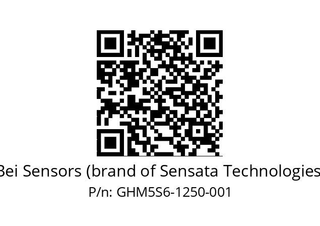   Bei Sensors (brand of Sensata Technologies) GHM5S6-1250-001