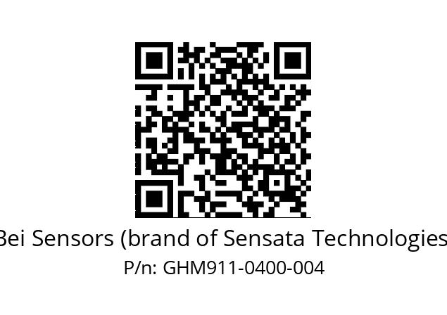  GHM9_11//5G59//00400//GTR//C007-- Bei Sensors (brand of Sensata Technologies) GHM911-0400-004