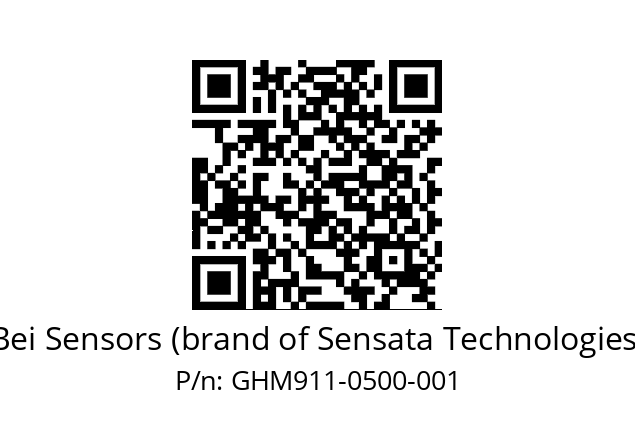  GHM9_11//5G57//00500//GBR//--07-- Bei Sensors (brand of Sensata Technologies) GHM911-0500-001