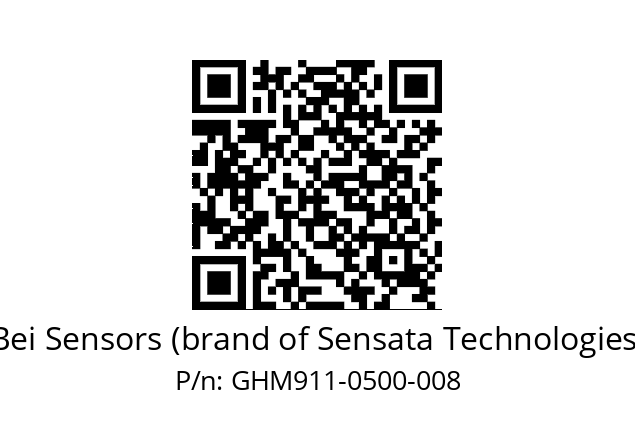  GHM9_11//2G29//00500//GBR//--07-- Bei Sensors (brand of Sensata Technologies) GHM911-0500-008