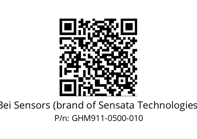  GHM9_11//5G59//00500//GTR//C007-- Bei Sensors (brand of Sensata Technologies) GHM911-0500-010