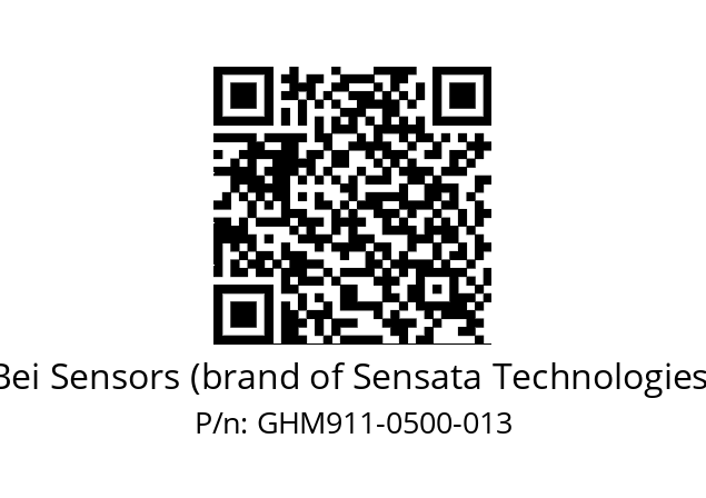  GHM9_11//2G29//00500//G6R//--07-- Bei Sensors (brand of Sensata Technologies) GHM911-0500-013