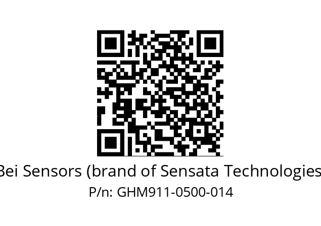  GHM9_11//PG59//00500//GTR//C007-- Bei Sensors (brand of Sensata Technologies) GHM911-0500-014