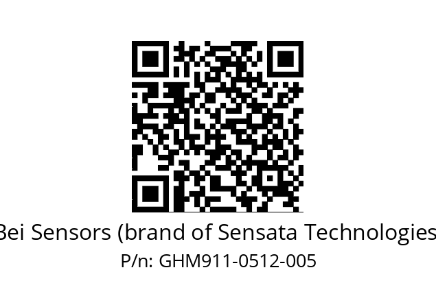  GHM9_11//5GT9//00512//G5A//--07-- Bei Sensors (brand of Sensata Technologies) GHM911-0512-005