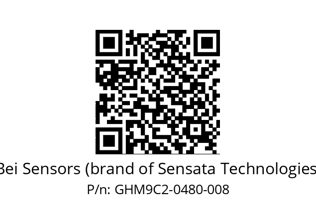  GHM9_C2//5GT9//00480//G6R// Bei Sensors (brand of Sensata Technologies) GHM9C2-0480-008