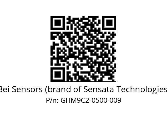  GHM9_C2//5GT7//00500//G6R// Bei Sensors (brand of Sensata Technologies) GHM9C2-0500-009