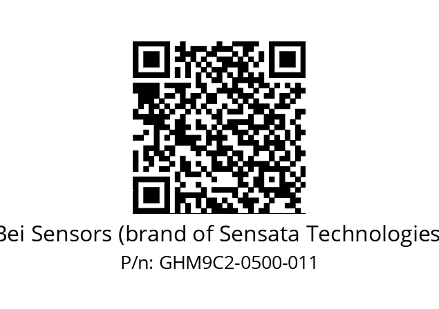  GHM9_C2//5G59//00500//G3A020// Bei Sensors (brand of Sensata Technologies) GHM9C2-0500-011