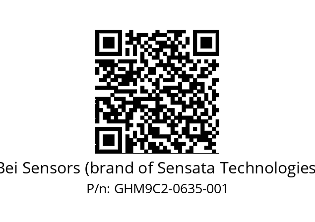  GHM9_C2//5G59//00635//G6R// Bei Sensors (brand of Sensata Technologies) GHM9C2-0635-001