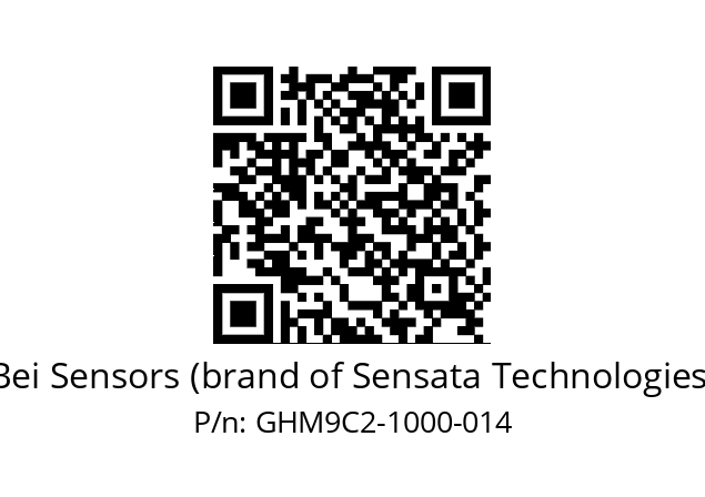  GHM9_C2//2G29//01000//G6R// Bei Sensors (brand of Sensata Technologies) GHM9C2-1000-014