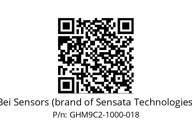  GHM9_C2//5G57//01000//G6R// Bei Sensors (brand of Sensata Technologies) GHM9C2-1000-018