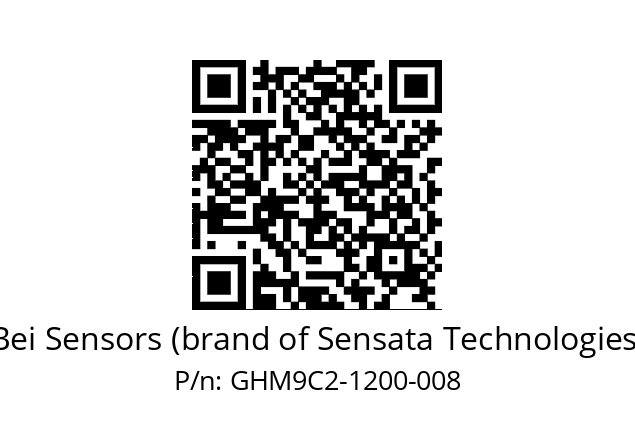  GHM9_C2//5G57//01200//G6R// Bei Sensors (brand of Sensata Technologies) GHM9C2-1200-008