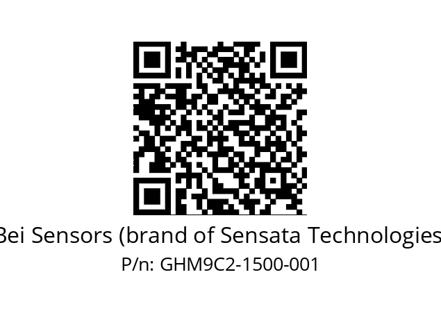  GHM9_C2//5G57//01500//G6R// Bei Sensors (brand of Sensata Technologies) GHM9C2-1500-001