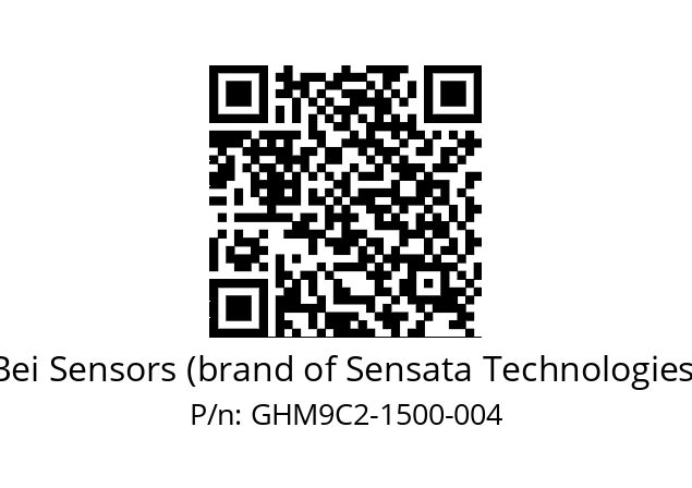  GHM9_C2//5G19//01500//G6R// Bei Sensors (brand of Sensata Technologies) GHM9C2-1500-004