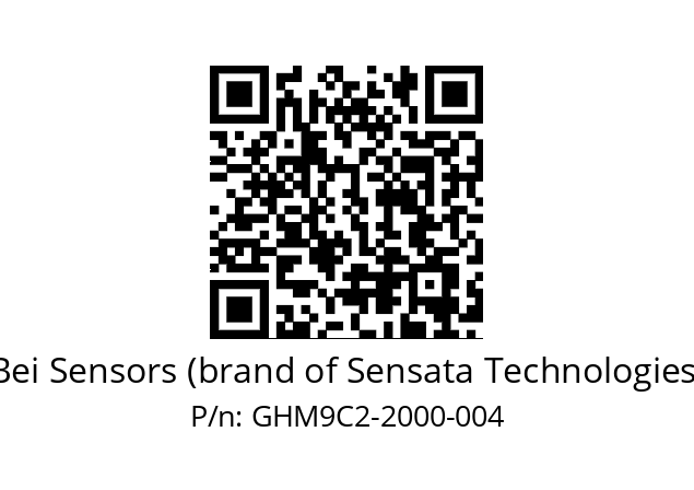  GHM9_C2//2G27//02000//GBR// Bei Sensors (brand of Sensata Technologies) GHM9C2-2000-004