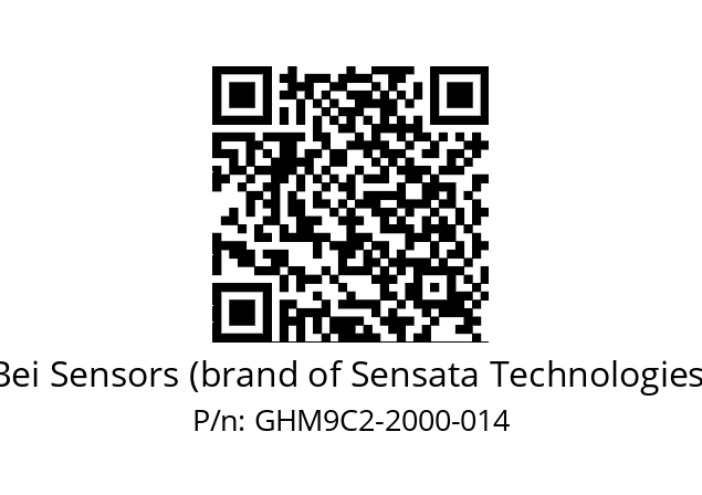  GHM9_C2//2G2A//02000//G6R// Bei Sensors (brand of Sensata Technologies) GHM9C2-2000-014