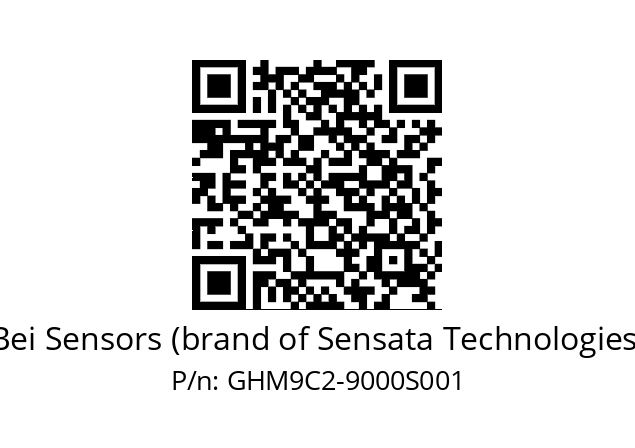  GHM9SC2//5G5E//09000//00R000//----3T Bei Sensors (brand of Sensata Technologies) GHM9C2-9000S001