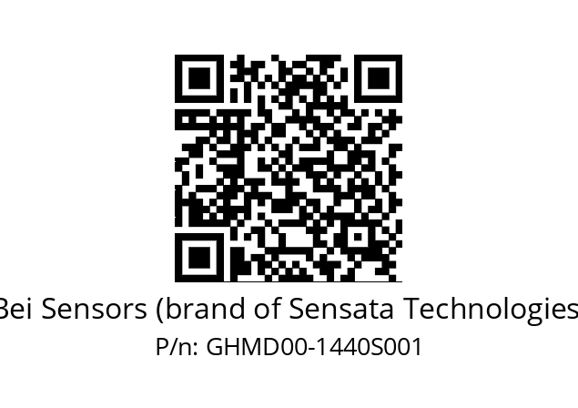  GHMDS00/0U/5G59//01440//G6R//----EX Bei Sensors (brand of Sensata Technologies) GHMD00-1440S001