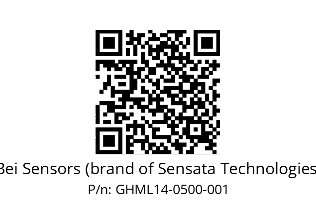  GHML_14//5G59//00500//G3R020// Bei Sensors (brand of Sensata Technologies) GHML14-0500-001