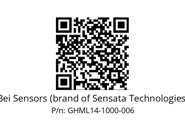  GHML_14//5G59//01000//G6R// Bei Sensors (brand of Sensata Technologies) GHML14-1000-006