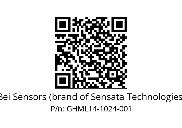  GHML_14//5G29//01024//G3R030// Bei Sensors (brand of Sensata Technologies) GHML14-1024-001