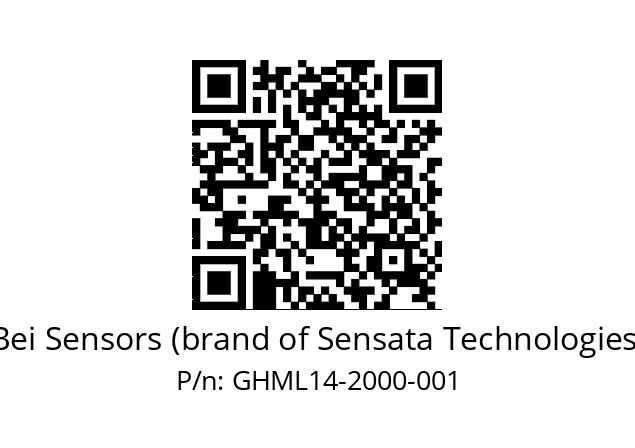  GHML_14//5G59//02000//G6R// Bei Sensors (brand of Sensata Technologies) GHML14-2000-001