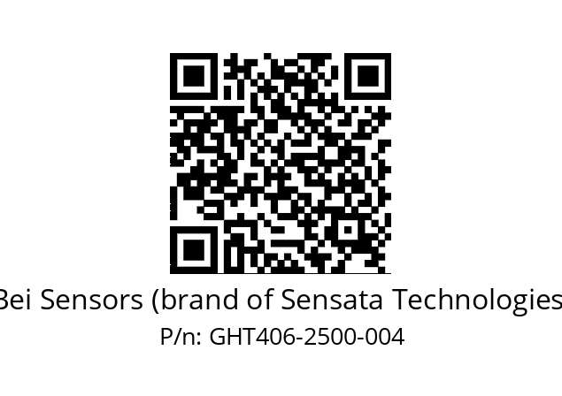  GHT4_06//2G29//02500//G3R005// Bei Sensors (brand of Sensata Technologies) GHT406-2500-004